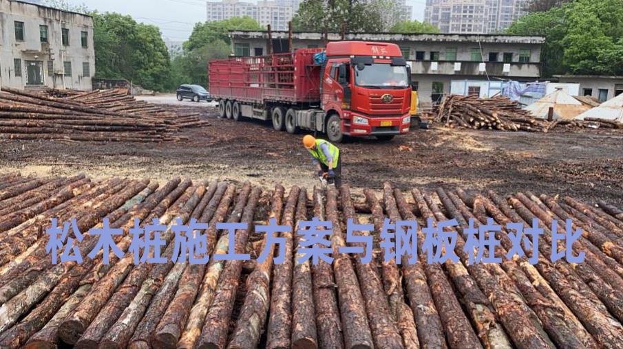 <a href=http://m.icttv.com.cn/ target=_blank class=infotextkey>松木樁</a>施工方案與鋼板樁對比